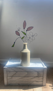 Large Flower Sculpture in Vintage Vase
