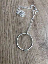 Load image into Gallery viewer, Silver Hoop Pendant